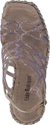 Eddie Rodriguez Keilabsatz-Sandalen für Damen 187302023449 (Beige)