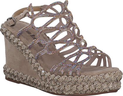 Eddie Rodriguez Keilabsatz-Sandalen für Damen 187302023449 (Beige)