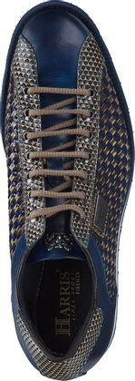 Harris Herren-Schnürschuhe aus Leder 244100033443 (Dunkelblau)