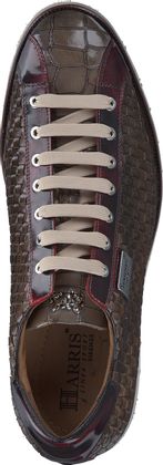 Harris Herren-Schnürhalbschuhe aus Leder 244400033455 (Dunkelgrau)