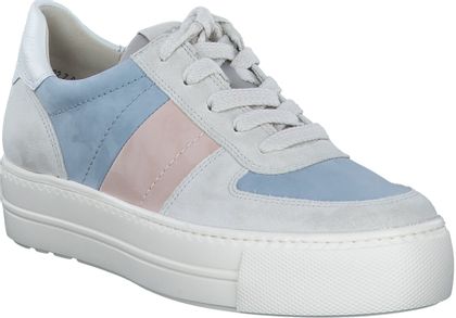 Paul Green Damen-Schnürschuhe 101382021167 (Blau/Beige)