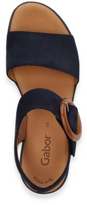 Gabor Damen-Sandalen aus Leder 184102021507 (Blau)