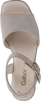 Gabor Plateau-Sandalen für Damen aus Leder 183302021428 (Beige)