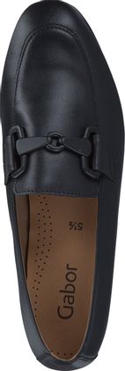 Gabor Damen-Slipper aus Leder 103001021672 (Schwarz)