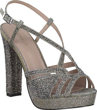 Menbur Plateau-Sandalen für Damen 183907020023 (Gold)