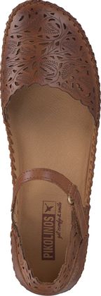 Pikolinos VALLARTA Damen-Sandalen aus Leder 117221003657 (Braun)