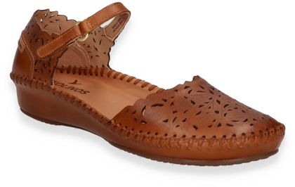 Pikolinos VALLARTA Damen-Sandalen aus Leder 117221003657 (Braun)