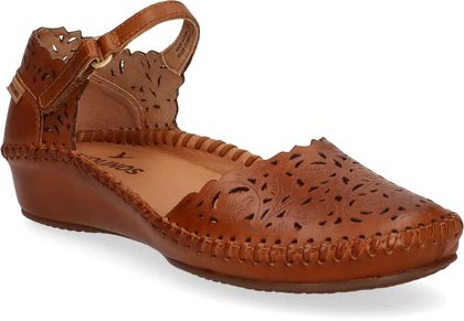 Pikolinos VALLARTA Damen-Sandalen aus Leder 117221003657 (Braun)