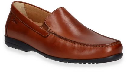 Sioux GION Herren-Slipper aus Leder 226221003542 (Braun)