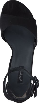 Paul Green Damen-Sandaletten 185002021271 (Schwarz)