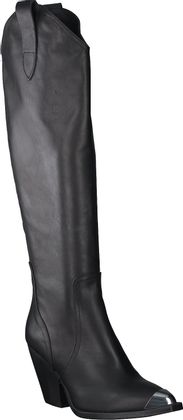 Eddie Rodriguez Damen-Boots aus Leder 190001000000 (Schwarz)