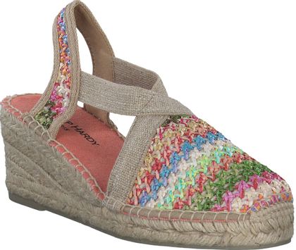 Philip Hardy Keilabsatz-Sandalen 562387025185 (Beige/Bunt)