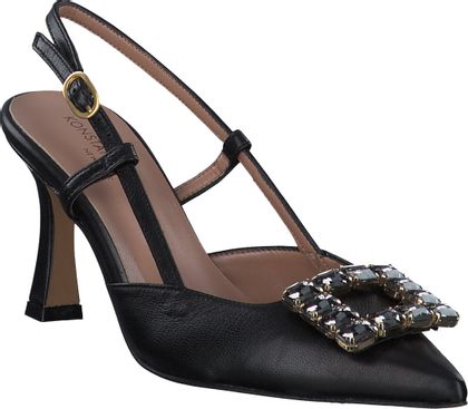 Konstantin Starke Damen-Slingpumps aus Leder 130001000000 (Schwarz)