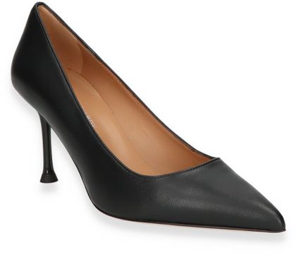 Phillip Hardy Damen-Pumps aus Leder 122001000000 (Schwarz)