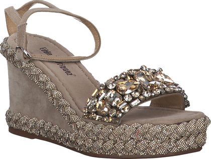 Eddie Rodriguez Keilabsatz-Sandaletten 187302023486 (Beige)