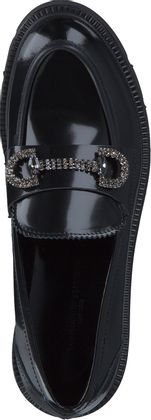 Konstantin Starke Damen-Slipper aus Leder 100001000016 (Schwarz)