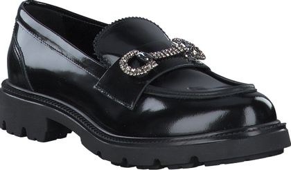 Konstantin Starke Damen-Slipper aus Leder 100001000016 (Schwarz)
