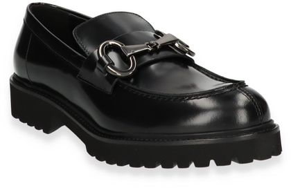 Konstantin Starke Damen-Slipper aus Leder 100001000018 (Schwarz)