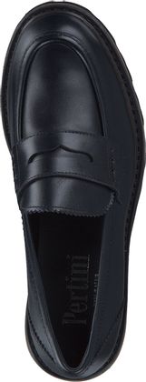 Pertini Damen-Slipper aus Leder 100101000002 (Blau)