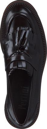 Pertini Leder-Slipper für Damen 100201000000 (Schwarz)