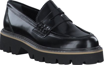 Pertini Damen-Slipper aus Leder 100001000028 (Schwarz)