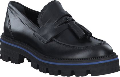 Pertini Damen-Slipper aus Leder 100001000027 (Schwarz)