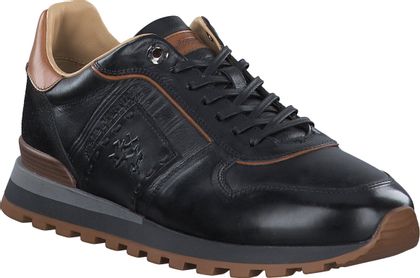 La Martina Leder-Sneaker für Herren 244001000013 (Schwarz)