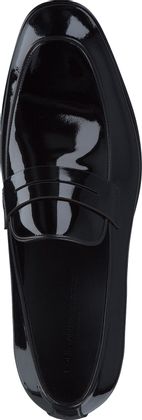 Konstantin Starke Herren-Slipper aus Leder 250003000000 (Schwarz)