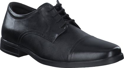 Clarks HOWARD CAP Herren-Schnürschuhe aus Leder 241001000000 (Schwarz)