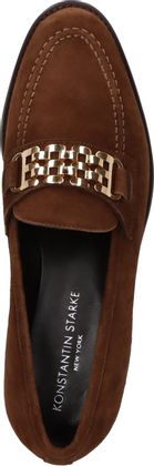 Konstantin Starke Damen-Slipper aus Leder 100222000000 (Braun)