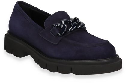 Konstantin Starke Damen-Slipper aus Leder 100102000003 (Dunkelblau)