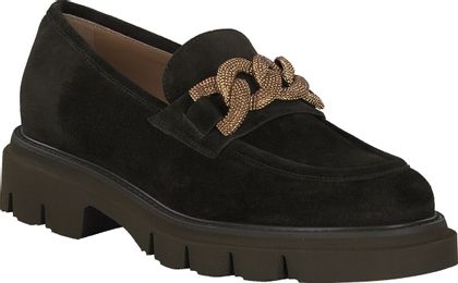 Konstantin Starke Damen-Slipper aus Leder 100602000000 (Olivgrün)