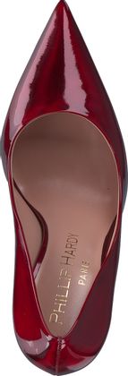 Phillip Hardy Damen-Klassische Pumps aus Leder 123503000000 (Dunkelrot)