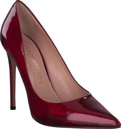 Phillip Hardy Damen-Klassische Pumps aus Leder 123503000000 (Dunkelrot)