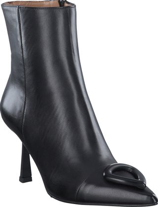Phillip Hardy Damen-Stiefeletten aus Leder 106001000040 (Schwarz)