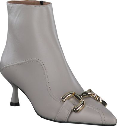 Phillip Hardy Damen-Stiefeletten aus Leder 106221000000 (Grau/Braun)