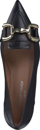 Phillip Hardy Damen-Pumps aus Leder 120001000002 (Schwarz)