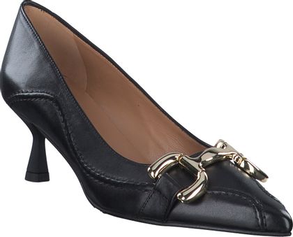 Phillip Hardy Damen-Pumps aus Leder 121001000004 (Schwarz)