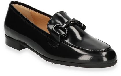 Konstantin Starke Damen-Slipper aus Leder 110001000002 (Schwarz)