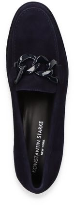 Konstantin Starke Damen-Slipper aus Leder 110102000001 (Blau)
