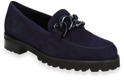Konstantin Starke Damen-Slipper aus Leder 110102000001 (Blau)