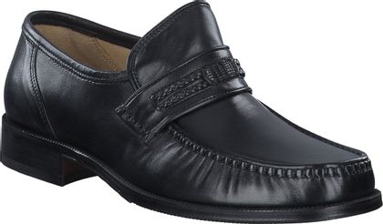 Richard Gordon Herren-Slipper aus Leder 226001000001 (Schwarz)