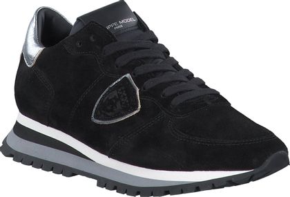 Philippe Model Damen-Sneaker aus Leder 101002000003 (Schwarz)