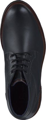 Sioux Herren-Schnürboots aus Leder 212001000004 (Schwarz)