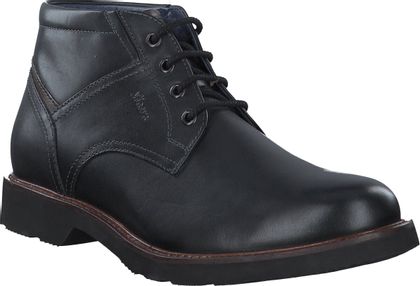 Sioux Herren-Schnürboots aus Leder 212001000004 (Schwarz)