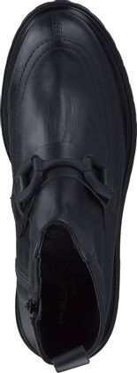 Phillip Hardy Damen-Boots aus Leder 102001000020 (Schwarz)