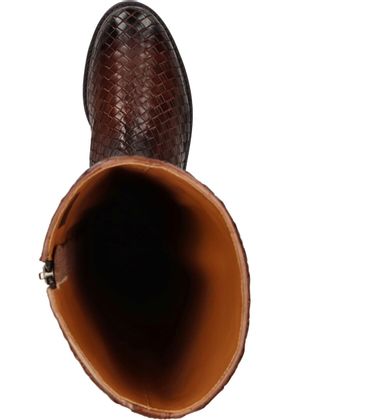 Konstantin Starke Damen-Langschaftstiefel aus Leder 190222000000 (Braun)