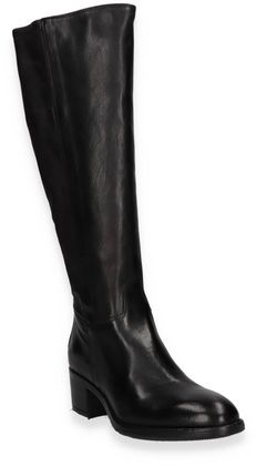Lemargo Damen-Stiefel aus Leder 190001000005 (Schwarz)