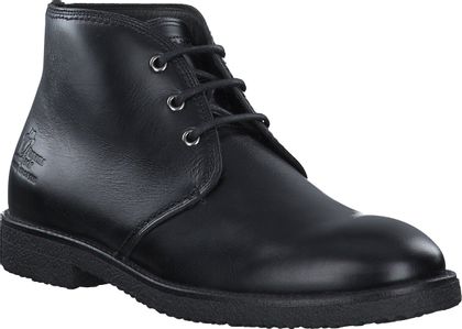 Panama Jack Herren-Schnürboots aus Leder 212001000006 (Schwarz)