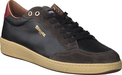 Blauer Sneaker für Herren 244081000002 (Schwarz/Bunt)